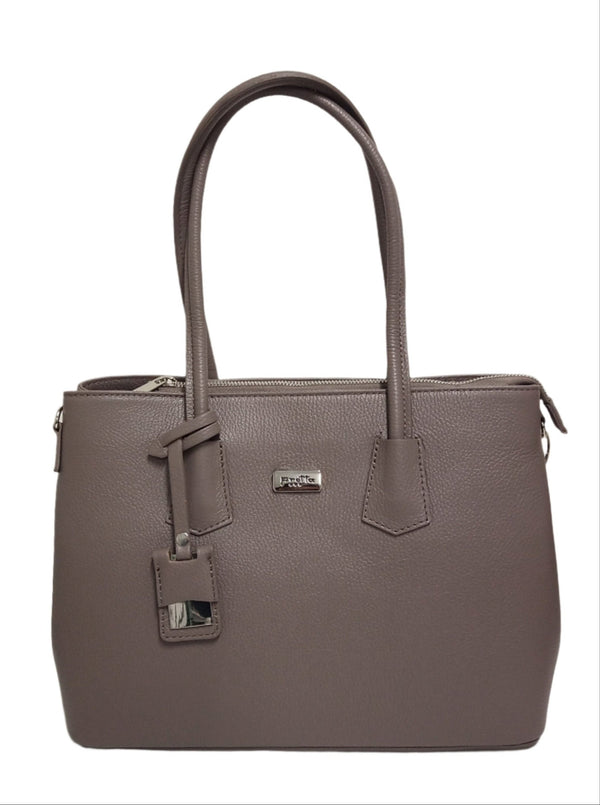 Geanta Piele, Model Pretta- 2610 Gri