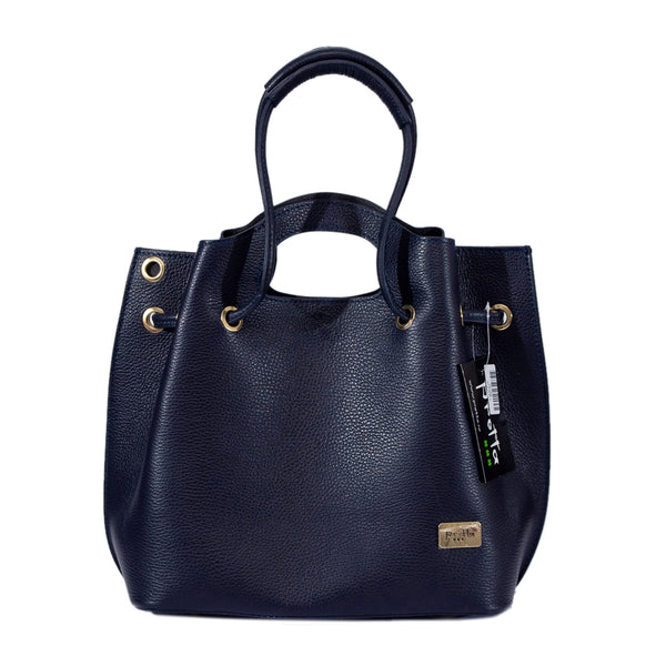 Geanta Piele, Model Pretta 8130- Bleumarin