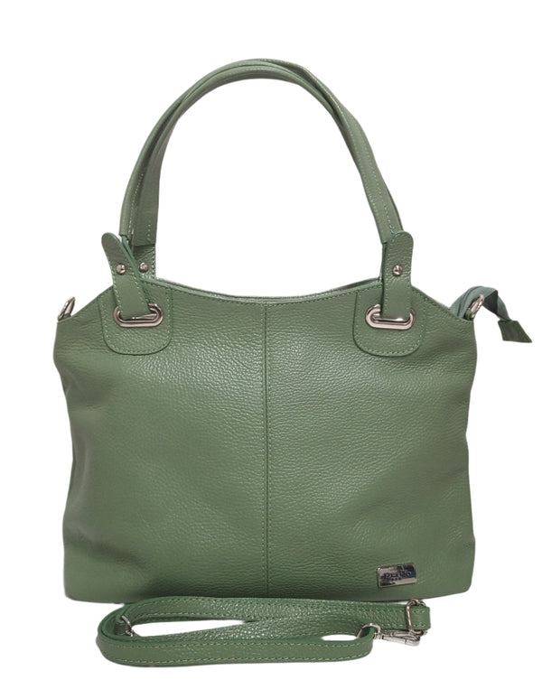 Geanta Piele, Model Pretta- 7170 Verde Menta