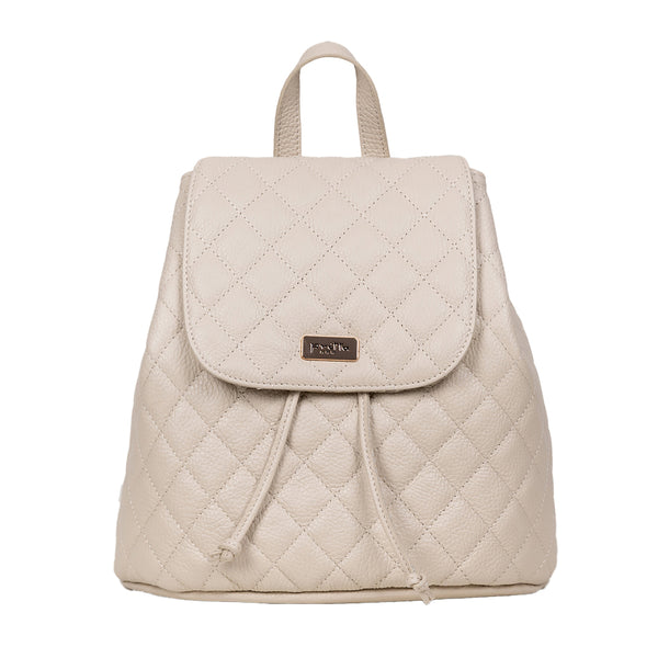 Rucsac Piele, Model Pretta- 5029 Crem