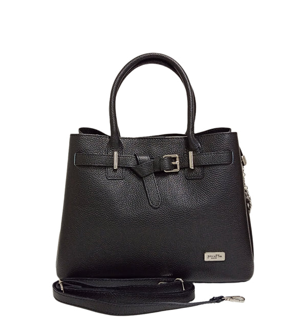 Geanta piele, Model Pretta- 218 Negru