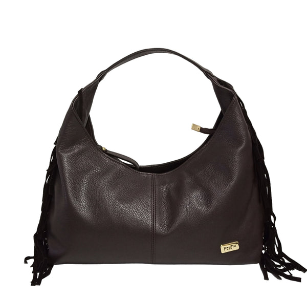 Geanta Piele, Model Pretta- 020 Maron