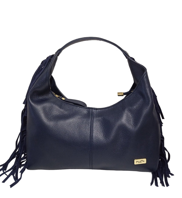 Geanta Piele, Model Pretta- 020 Bleumarin