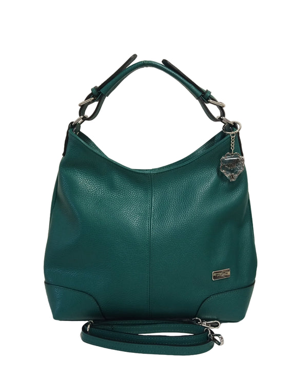 Geanta piele, Model Pretta- 019 Verde