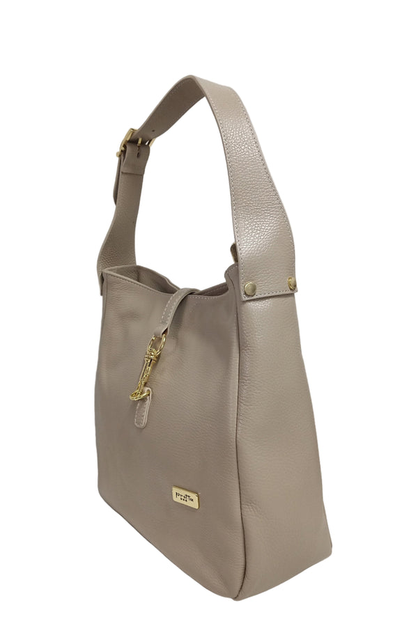 Geanta Piele, Model Pretta- 149 Natural Bej