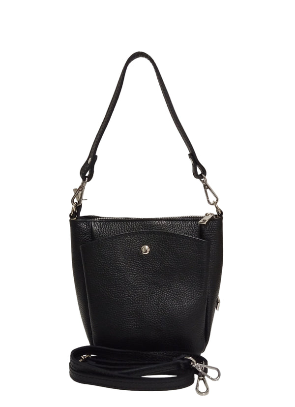 Gentuta Piele, tip Postas, Model Pretta- 193 Negru