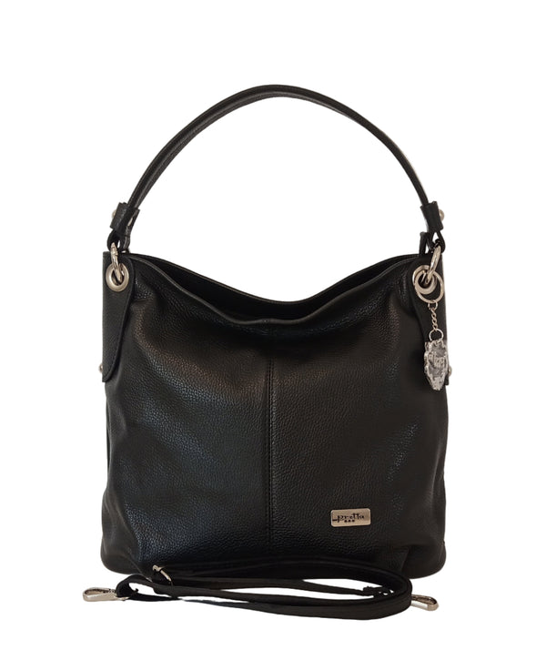 Geanta Piele, Model Pretta- 526 Negru