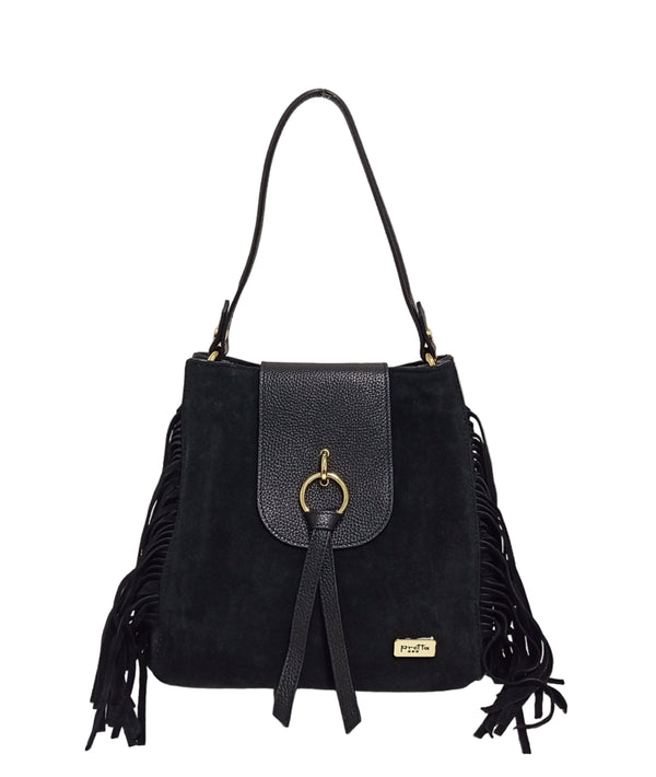 Gentuta Piele, tip Postas, Model Pretta- 133 Negru
