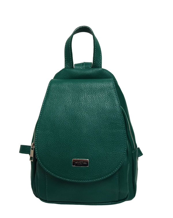 Rucsac Piele, Model Pretta- 8014 Verde