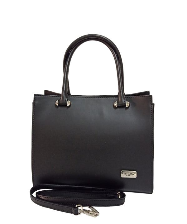 Geanta Piele, Model Pretta-575 Negru