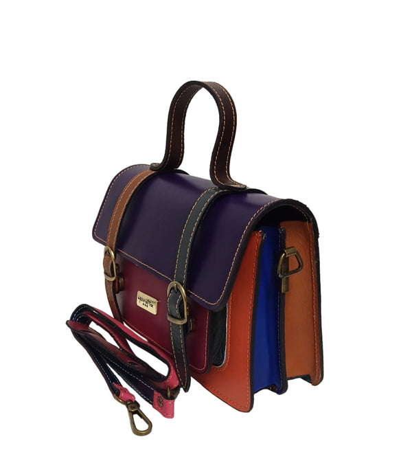 Mini Servieta UNICAT, Model Pretta Multicolor Mov