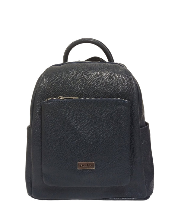 Rucsac Piele, Model Pretta- 837 Bleumarin