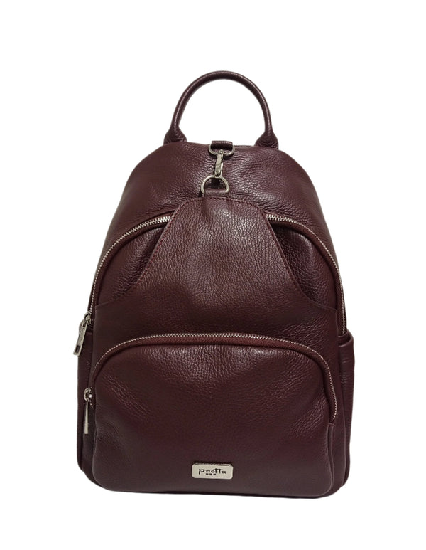 Rucsac Piele, Model Pretta- 190 Bordo