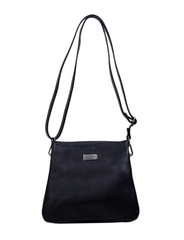 Geanta Piele tip Postas, Model- 136 Negru
