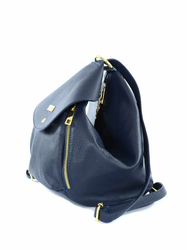 Rucsac Piele, Model Pretta- 167 Bleumarin