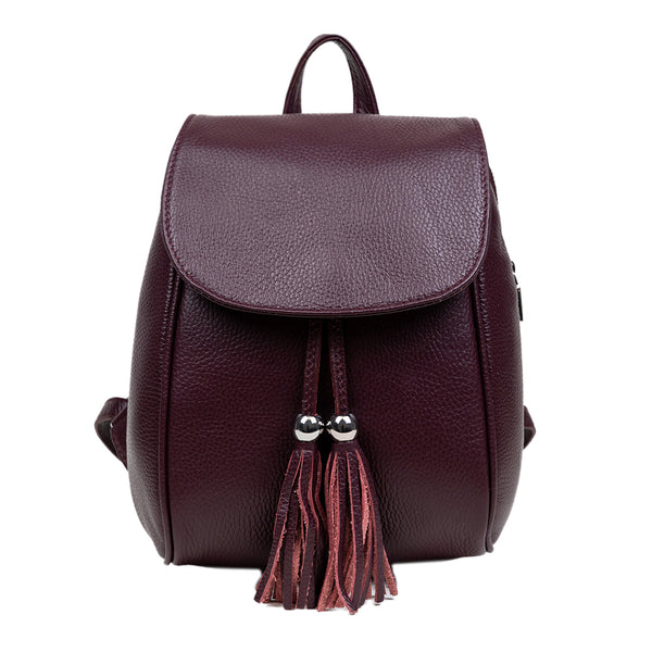 Rucsac Piele, Model Pretta 9108 Bordo