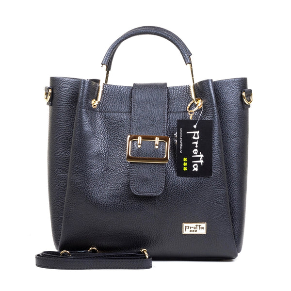 Geanta Piele, Model Pretta- 268 Negru