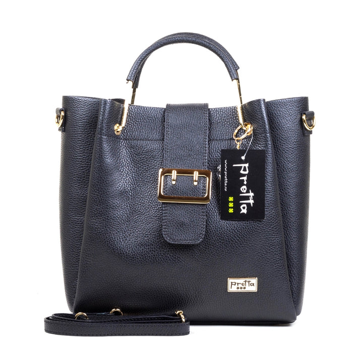 Geanta Piele, Model Pretta- 268 Negru