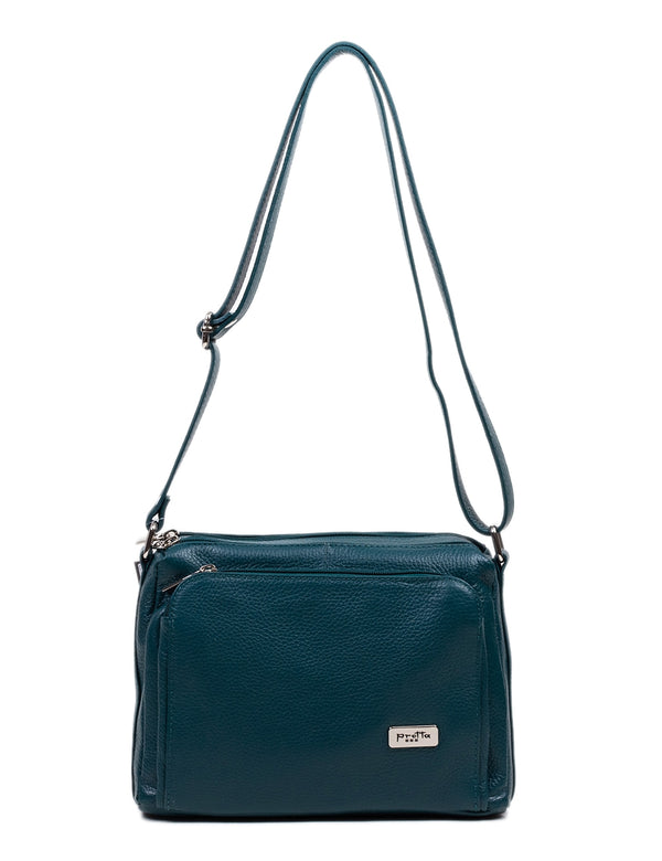 Geanta Piele, Tip Postas, Model Pretta-145 Ottanio Verde