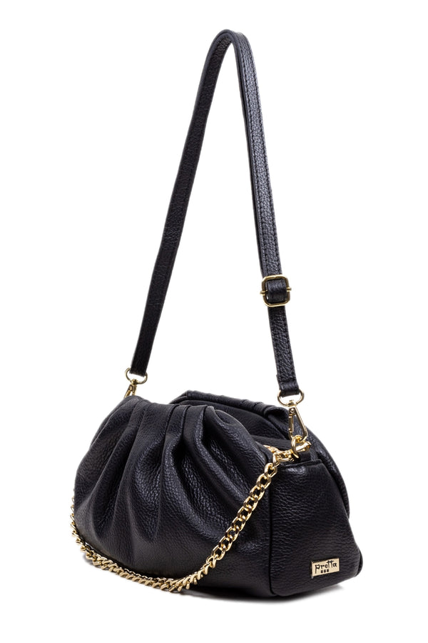 Geanta Piele, Model Pretta- 783 Negru